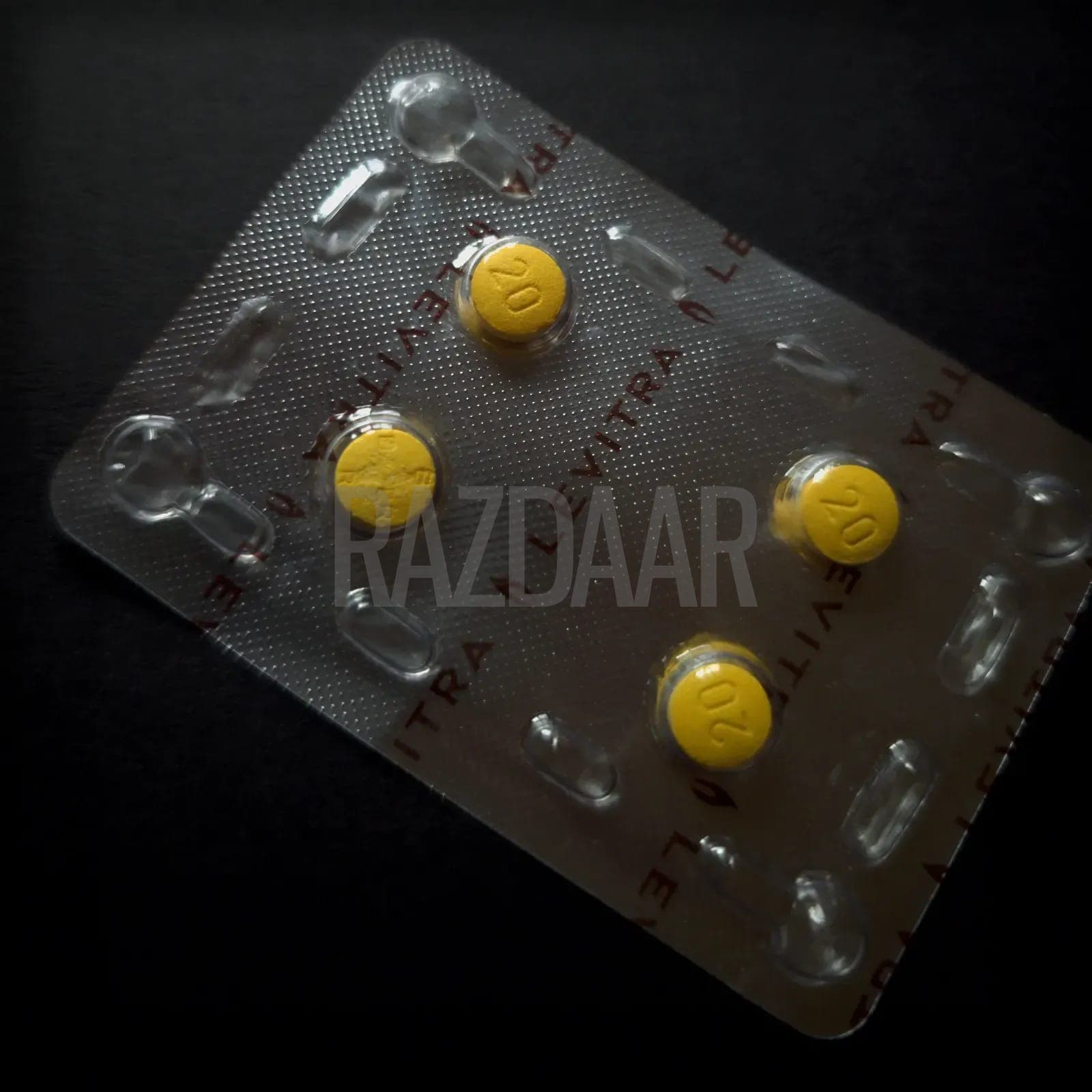 Levitra 20mg Blister Tablets
